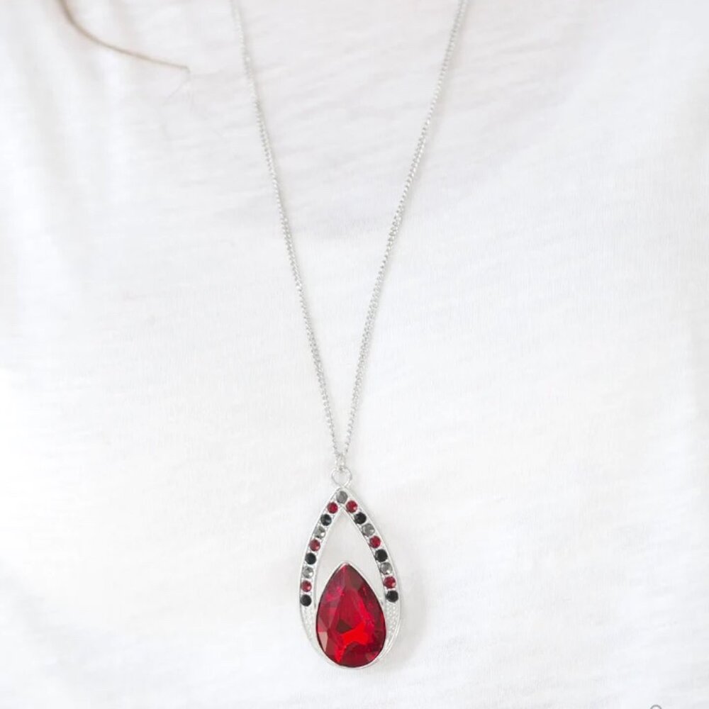 Paparazzi Notorious Noble Multi Necklace & Earring Set
